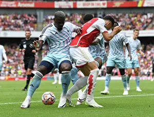 Martinelli Stands Firm: Intense Arsenal-Forest Clash (2023-24 Premier League) - Martinelli vs Aurier & Danilo
