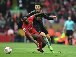Martinelli vs. Konate: A Premier League Showdown at Anfield (2022-23) - Arsenal Forward vs. Liverpool Defender Clash