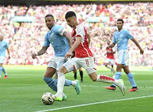 Martinelli vs Walker: Battle at the FA Community Shield - Arsenal vs Manchester City Showdown (2023-24)