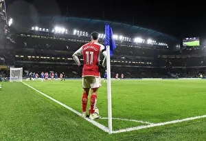 Martinelli Watches Tense Chelsea-Arsenal Clash in Premier League (2023-24)