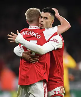 Wolverhampton Wanderers V Arsenal 2022-23 Prints: Martinelli and Zinchenko: Unstoppable Arsenal Duo Score Second Goal vs