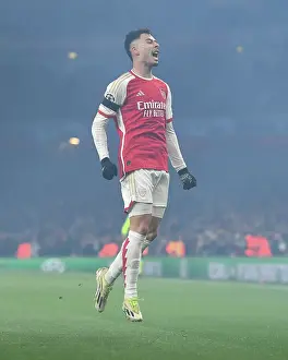 Martinelli's Brace: Arsenal Clinch Champions League Win vs. RC Lens (2023-24)