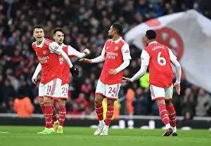 Arsenal V AFC Bournemouth 2022-23 Prints: Martinelli's Brace: Arsenal Cruise Past Bournemouth in Premier League