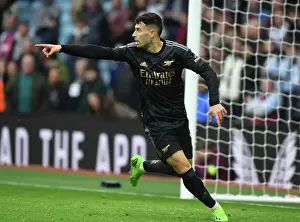 Aston Villa V Arsenal 2022-23 Prints: Martinelli's Brace: Arsenal Crushes Aston Villa 4-0 in Premier League