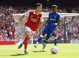 Arsenal V Everton 2021-22 Prints: Martinelli's Brilliance: Arsenal's Thrilling Premier League Win Against Everton