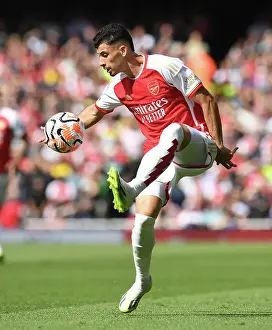 Arsenal V Fulham 2023-24 Prints: Martinelli's Brilliant Debut: Arsenal Wins Over Fulham (2023-24)