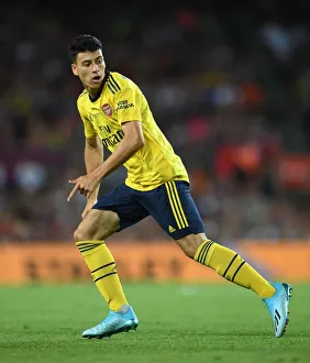 Martinelli's Debut: Arsenal vs. FC Barcelona, 2019 Pre-Season Clash in Spain