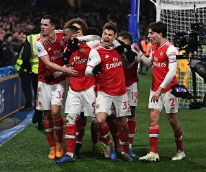 Martinelli's Debut Goal: Arsenal Secures Premier League Victory at Stamford Bridge (January 2020)