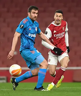 Martinelli's Empty Emirates Cross: Arsenal vs Olympiacos Europa League Showdown (2020-21)