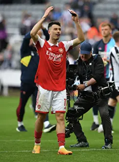 Martinelli's Moment: Arsenal Celebrate Premier League Victory over Newcastle United
