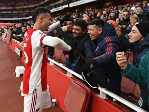 Martinelli's Moment: Arsenal's Thrilling Victory Celebration vs. Newcastle United