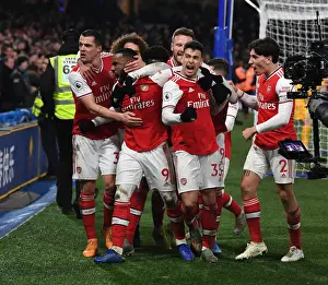 Martinelli's Stunner: Arsenal Celebrate First Goal Against Chelsea in 2019-20 Premier League Clash
