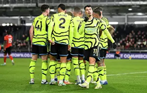 Martinelli's Stunner: Arsenal's First Goal in Luton Town's Rout (2023-24)
