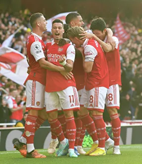 Martinelli's Stunner: Arsenal's First Goal vs. Liverpool (2022-23)
