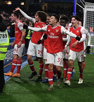 Images Dated 21st January 2020: Martinelli's Stunner: Arsenal's Thrilling Win at Stamford Bridge