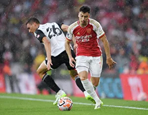 Arsenal V Fulham 2023-24 Prints: Martinelli's Thriller: Arsenal's Winning Goal vs