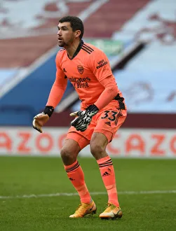 Aston Villa V Arsenal 2020-21 Prints: Mat Ryan in Action: Arsenal vs. Aston Villa, Premier League 2020-21