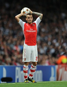 Mathieu Debuchy in Action: Arsenal FC vs Besiktas JK, UEFA Champions League Qualifiers (2014)