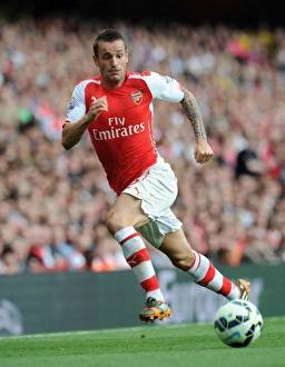 Arsenal V Crystal Palace 2014/15 Prints: Mathieu Debuchy in Action: Arsenal vs Crystal Palace, Premier League 2014/15