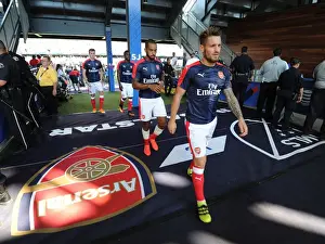 MLS All-Stars V Arsenal 2016-17 Prints: Mathieu Debuchy: Arsenal Star's Pre-Match Focus at 2016 MLS All-Stars