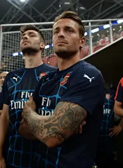 Mathieu Debuchy: Arsenal's Readiness - Arsenal FC Training Ahead of Arsenal v Singapore XI (July 15, 2015)