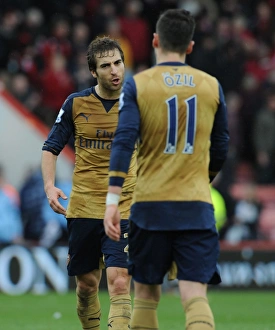 Bournemouth V Arsenal 2015-16 Prints: Mathieu Flamini: In Action for Arsenal Against Bournemouth, Premier League 2015-16