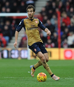 Bournemouth V Arsenal 2015-16 Prints: Mathieu Flamini in Action: Arsenal vs Bournemouth, Premier League 2015-16