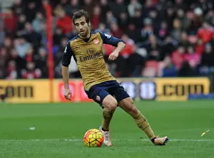 Bournemouth V Arsenal 2015-16 Prints: Mathieu Flamini in Action: Arsenal's Midfield Battle at Bournemouth