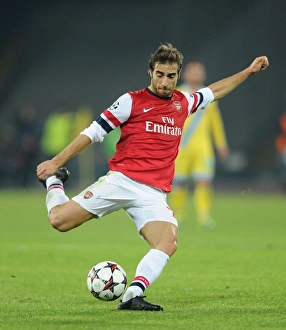 Napoli V Arsenal 2013-14 Prints: Mathieu Flamini: In Action Against Napoli, UEFA Champions League 2013-14