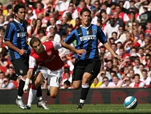 Mathieu Flamini (Arsenal) Attila Filkor (Inter)