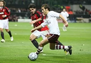 Mathieu Flamini (Arsenal) Gennaro Gattuso (AC Milan)