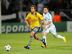 Mathieu Flamini (Arsenal) Mathieu Valbuena (Marseille). Olympic Marseille 1: 2 Arsenal