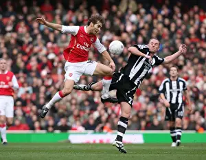 Mathieu Flamini (Arsenal) Nicky Butt (Newcastle United)