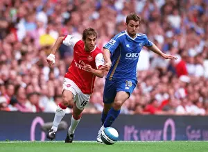 Mathieu Flamini (Arsenal) Niko Kranjcar (Portsmouth)
