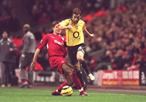 Mathieu Flamini (Arsenal) Steven Gerrard (Liverpool). Liverpool 1: 0 Arsenal