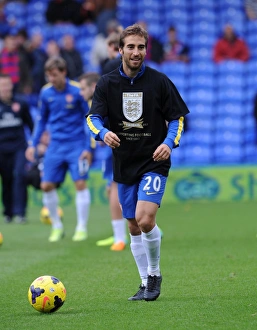 Mathieu Flamini (Arsenal) warms up before the match. Crystal Palace 0: 2 Arsenal