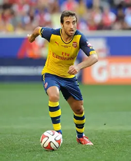 New York Red Bulls V Arsenal 2014-15 Prints: Mathieu Flamini: Arsenal's Midfield Star Shines Against New York Red Bulls (2014)