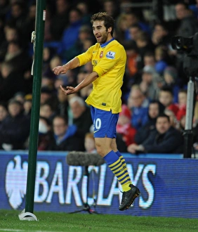 Cardiff City V Arsenal 2013-14 Prints: Mathieu Flamini Scores Arsenal's Second Goal vs. Cardiff City (2013-14)