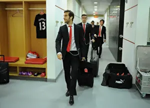 Arsenal V Sunderland 2014-15 Prints: Mathieu Flamini's Pre-Match Routine: Arsenal Changing Room (2015)