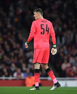 Matt Macey in Action: Arsenal vs Norwich City, Carabao Cup Fourth Round, 2017-18