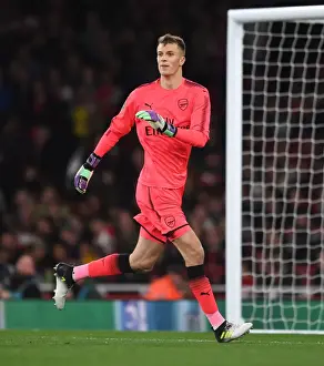 Arsenal V Norwich - Carabo Cup 4th Round 2017-18 Prints: Matt Macey of Arsenal in Carabao Cup Action against Norwich City