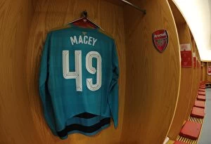 Matt Macey (Arsenal) shirt. Arsenal 0: 0 Hull City. FA Cup 5th Round. Emirates Stadium