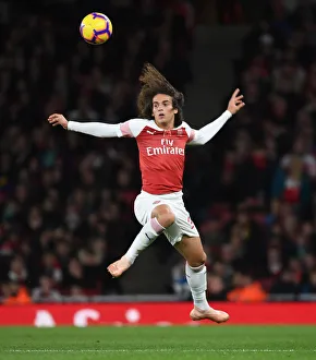 Arsenal V Wolverhampton Wanderers 2018-19 Prints: Matteo Guendouzi in Action: Arsenal vs. Wolverhampton Wanderers, Premier League 2018-19