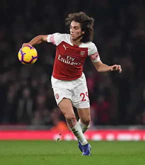 Arsenal V Bournemouth 2018-19 Prints: Matteo Guendouzi in Action: Arsenal vs AFC Bournemouth, Premier League 2018-19