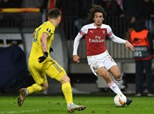Images Dated 14th February 2019: Matteo Guendouzi in Action: Arsenal vs BATE Borisov, UEFA Europa League Round of 32 (First Leg)