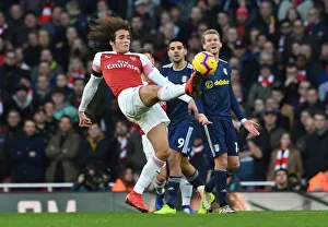 Arsenal V Fulham 2018-19 Prints: Matteo Guendouzi in Action: Arsenal vs Fulham, Premier League 2018-19