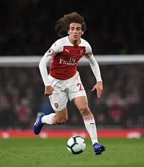 Arsenal V Newcastle United 2018-19 Prints: Matteo Guendouzi in Action: Arsenal vs Newcastle United, Premier League 2018-19