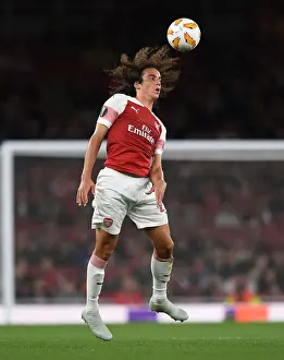 Arsenal V FC Vorskla Poltava 2018_19 Prints: Matteo Guendouzi in Action: Arsenal vs Vorskla Poltava, UEFA Europa League 2018-19