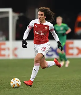 Matteo Guendouzi in Action: Arsenal vs Vorskla Poltava, UEFA Europa League