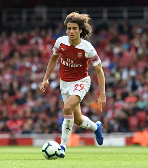 Arsenal V West Ham United 2018-19 Prints: Matteo Guendouzi: In Action for Arsenal Against West Ham United, Premier League 2018-19
